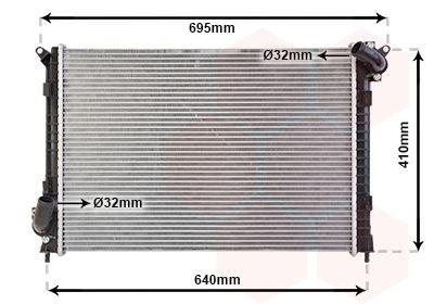06002307 VAN Wezel Refrigeración del motor